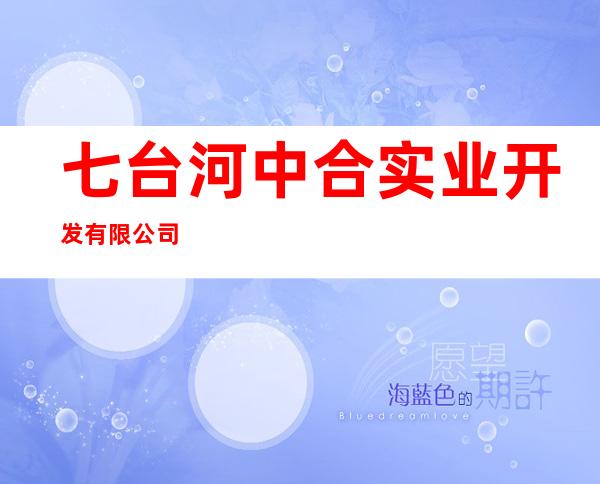 七台河中合实业开发有限公司