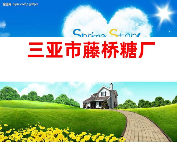 三亚市藤桥糖厂