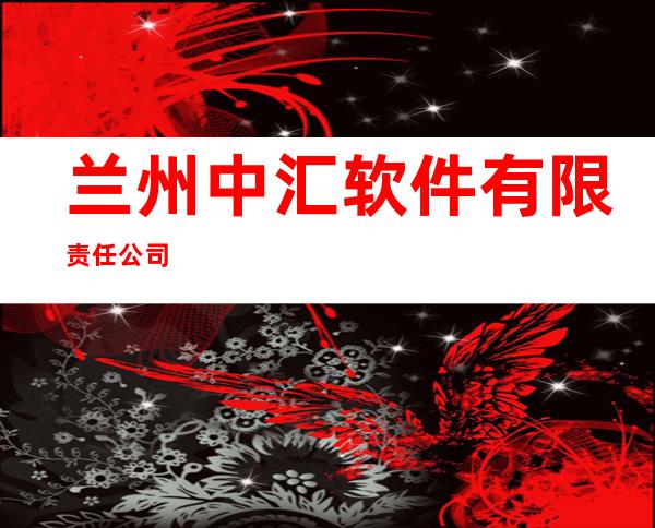 兰州中汇软件有限责任公司