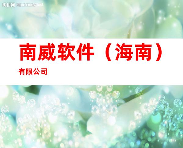 南威软件(海南)有限公司