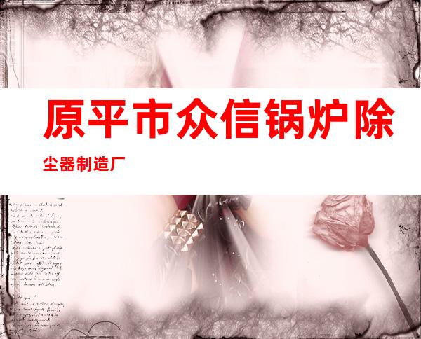 原平市众信锅炉除尘器制造厂