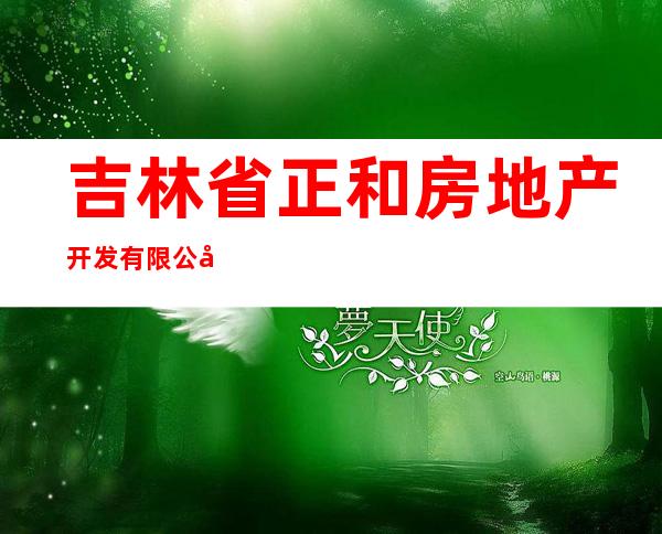 吉林省正和房地产开发有限公司