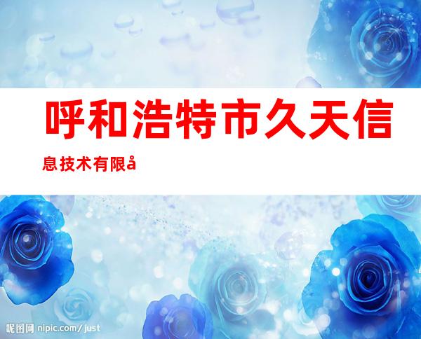 呼和浩特市久天信息技术有限公司