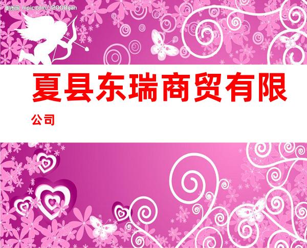 夏县东瑞商贸有限公司