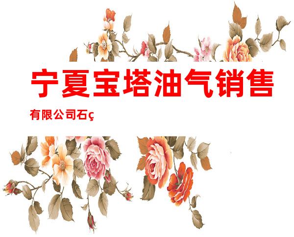 宁夏宝塔油气销售有限公司石空加油站