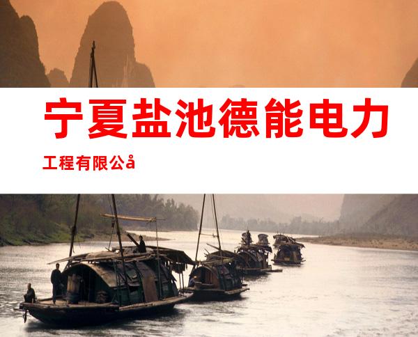 宁夏盐池德能电力工程有限公司