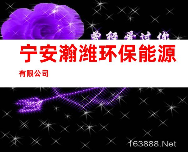 宁安瀚潍环保能源有限公司