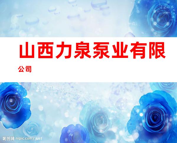 山西力泉泵业有限公司