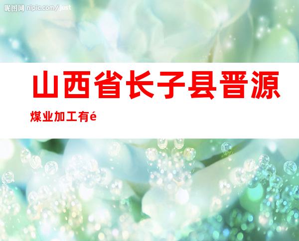 山西省长子县晋源煤业加工有限公司