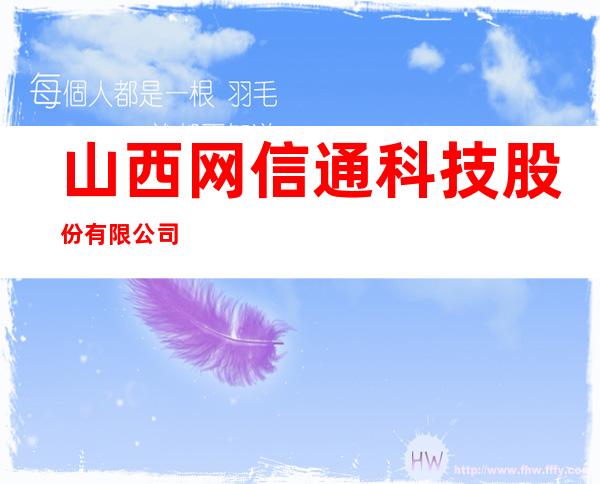 山西网信通科技股份有限公司