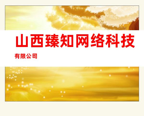 山西臻知网络科技有限公司