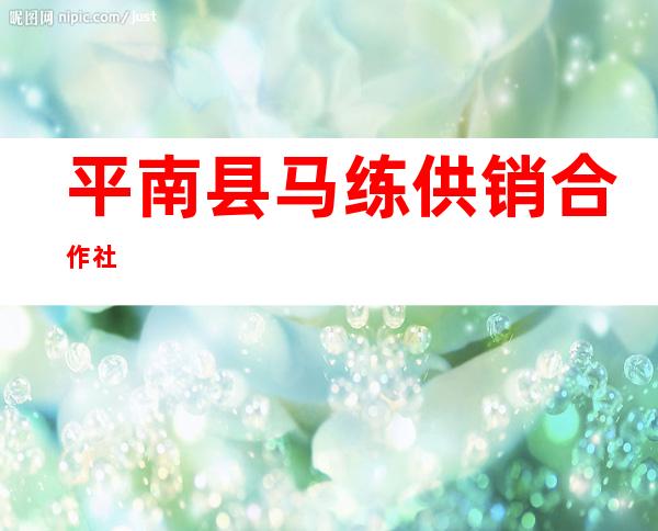 平南县马练供销合作社