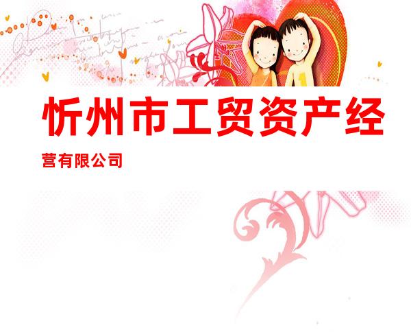 忻州市工贸资产经营有限公司