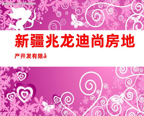 新疆兆龙迪尚房地产开发有限公司