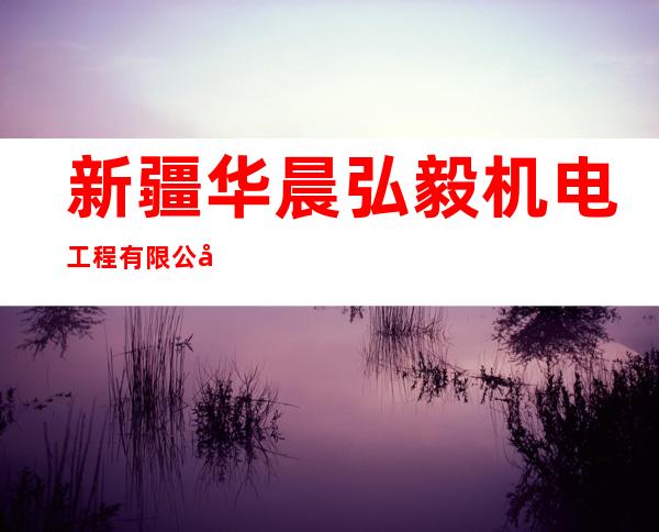 新疆华晨弘毅机电工程有限公司