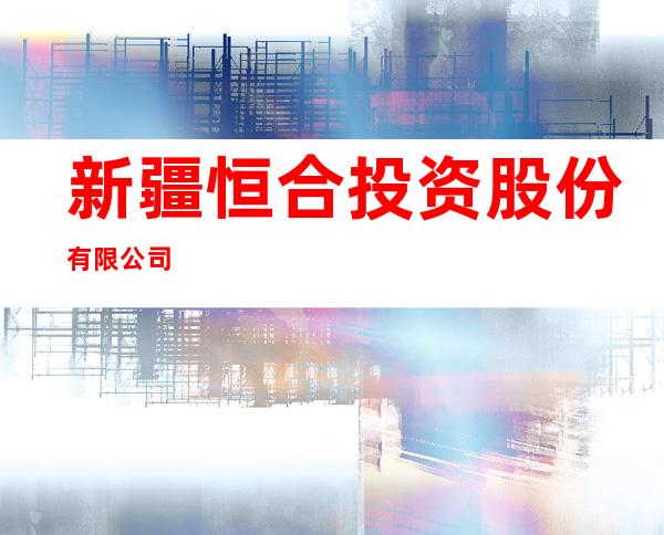 新疆恒合投资股份有限公司