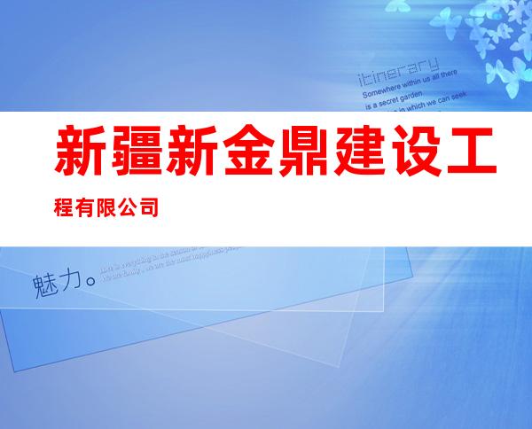 新疆新金鼎建设工程有限公司