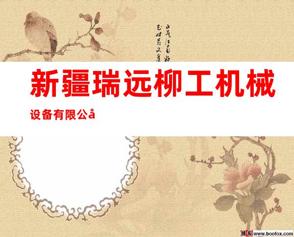 新疆瑞远柳工机械设备有限公司