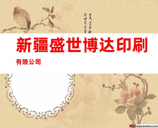 新疆盛世博达印刷有限公司