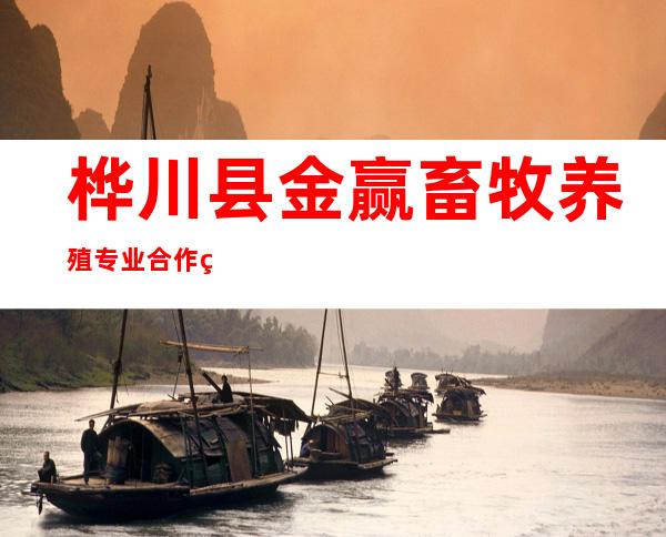 桦川县金赢畜牧养殖专业合作社
