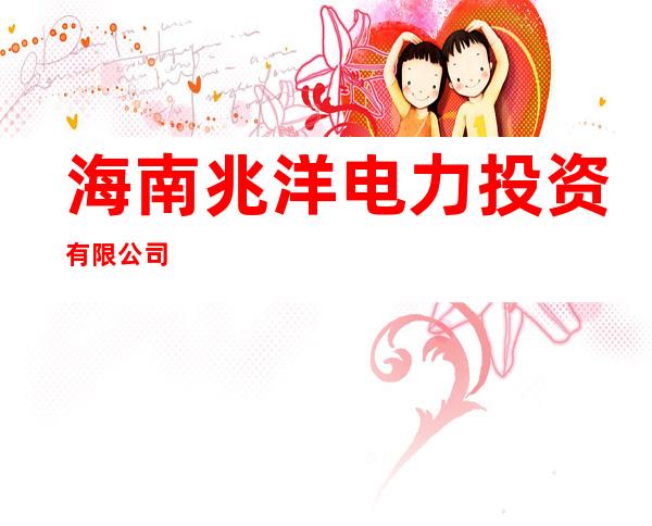 海南兆洋电力投资有限公司