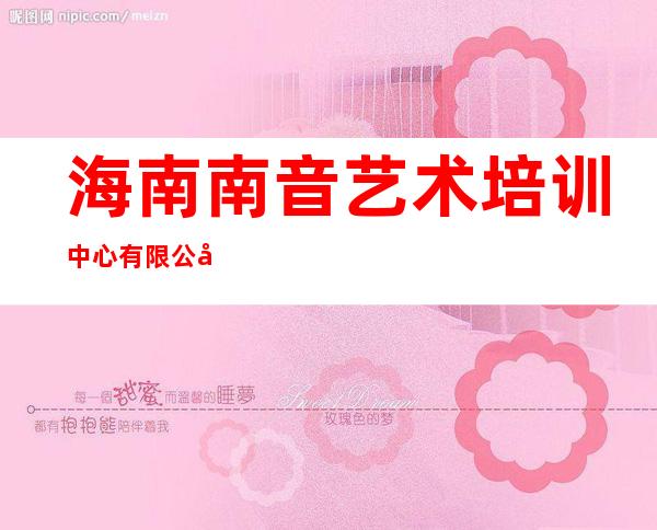 海南南音艺术培训中心有限公司