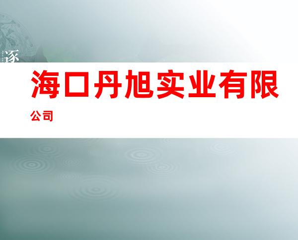 海口丹旭实业有限公司
