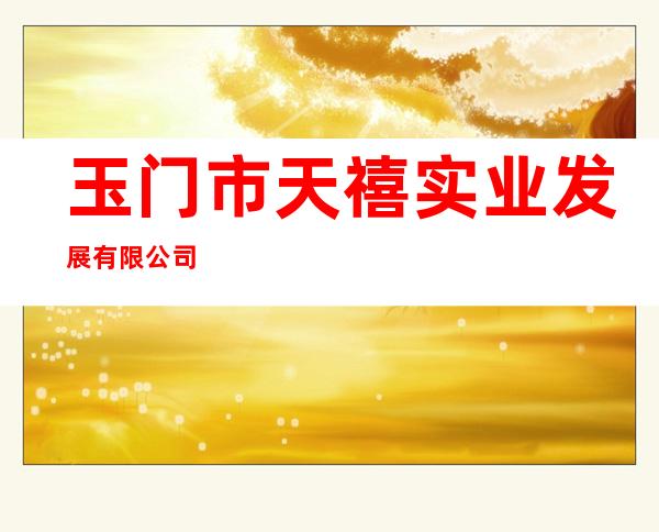 玉门市天禧实业发展有限公司