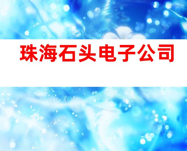 珠海石头电子公司