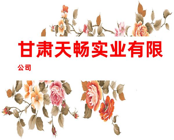 甘肃天畅实业有限公司