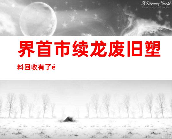 界首市续龙废旧塑料回收有了限责任公司
