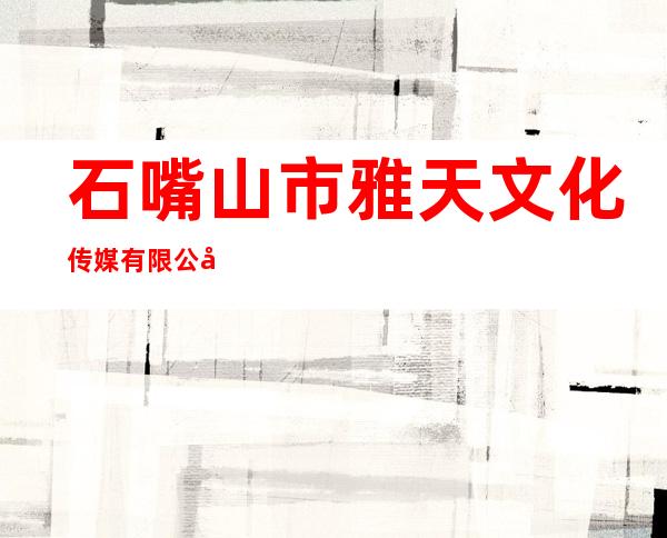 石嘴山市雅天文化传媒有限公司