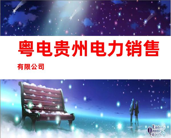 粤电贵州电力销售有限公司