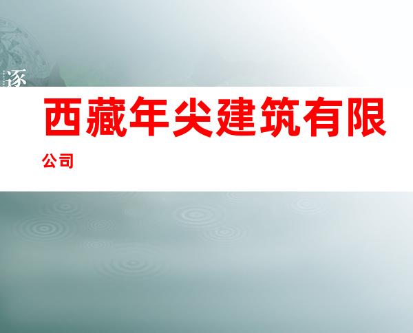 西藏年尖建筑有限公司