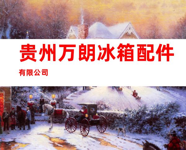 贵州万朗冰箱配件有限公司
