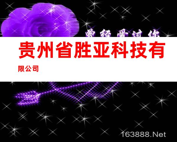 贵州省胜亚科技有限公司