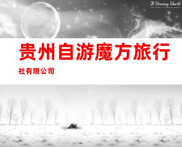 贵州自游魔方旅行社有限公司