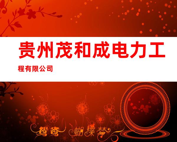 贵州茂和成电力工程有限公司