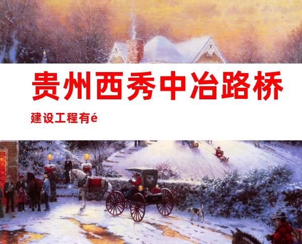 贵州西秀中冶路桥建设工程有限公司