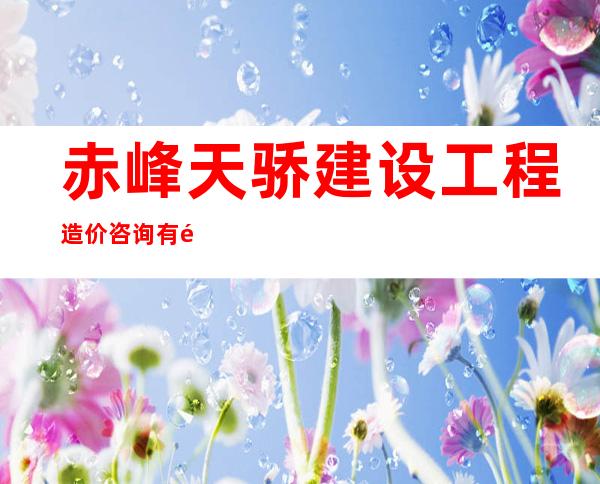 赤峰天骄建设工程造价咨询有限责任公司