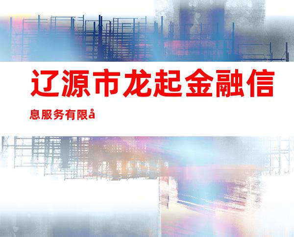辽源市龙起金融信息服务有限公司