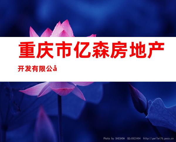 重庆市亿森房地产开发有限公司