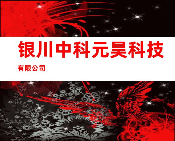 银川中科元昊科技有限公司