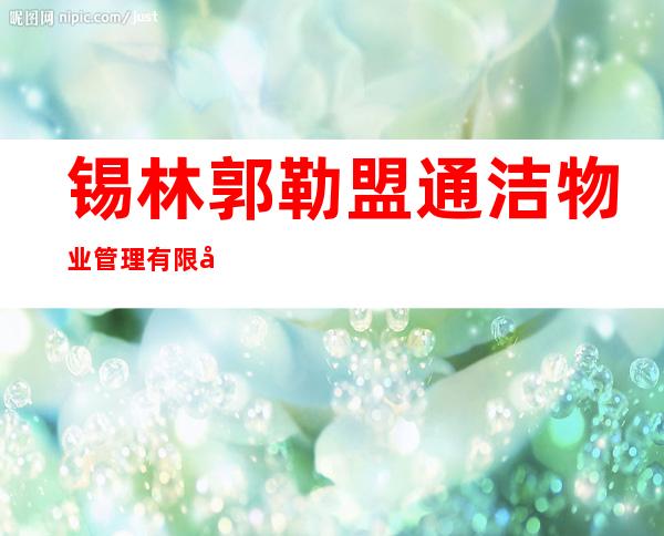 锡林郭勒盟通洁物业管理有限公司