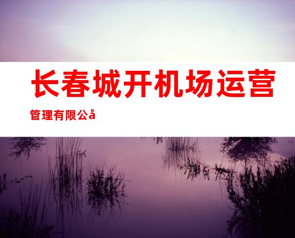 长春城开机场运营管理有限公司