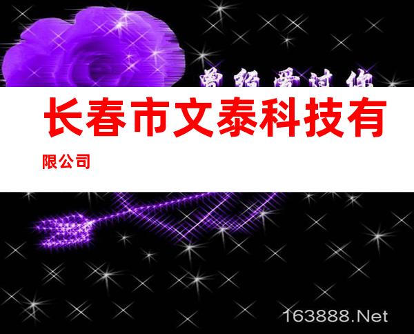 长春市文泰科技有限公司