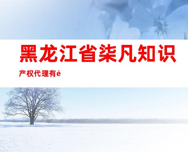 黑龙江省柒凡知识产权代理有限责任公司