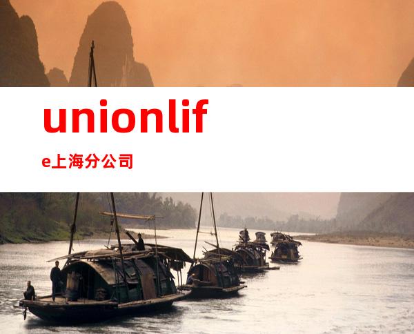 unionlife上海分公司